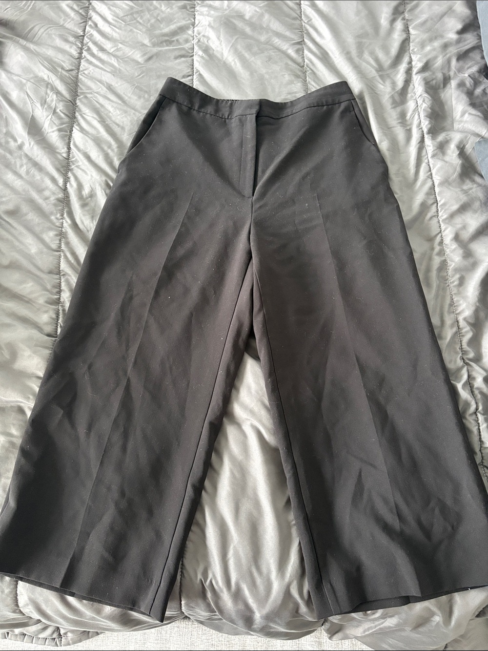 Zara Women’s Black Wide-Leg Dress Pants